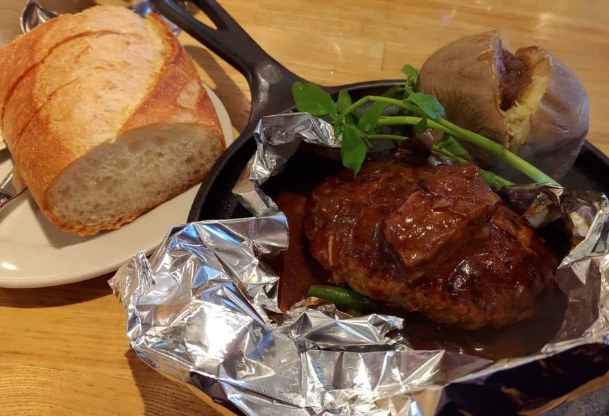 レンジと魚焼きグリルでじゃがバタ