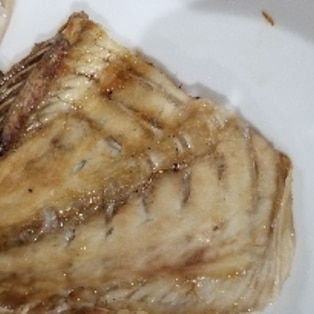 フライパンでカサゴの塩焼き