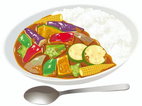 夏野菜カレーイラスト - No: 2638759無料イラスト・フリー素材なら「イラストAC」