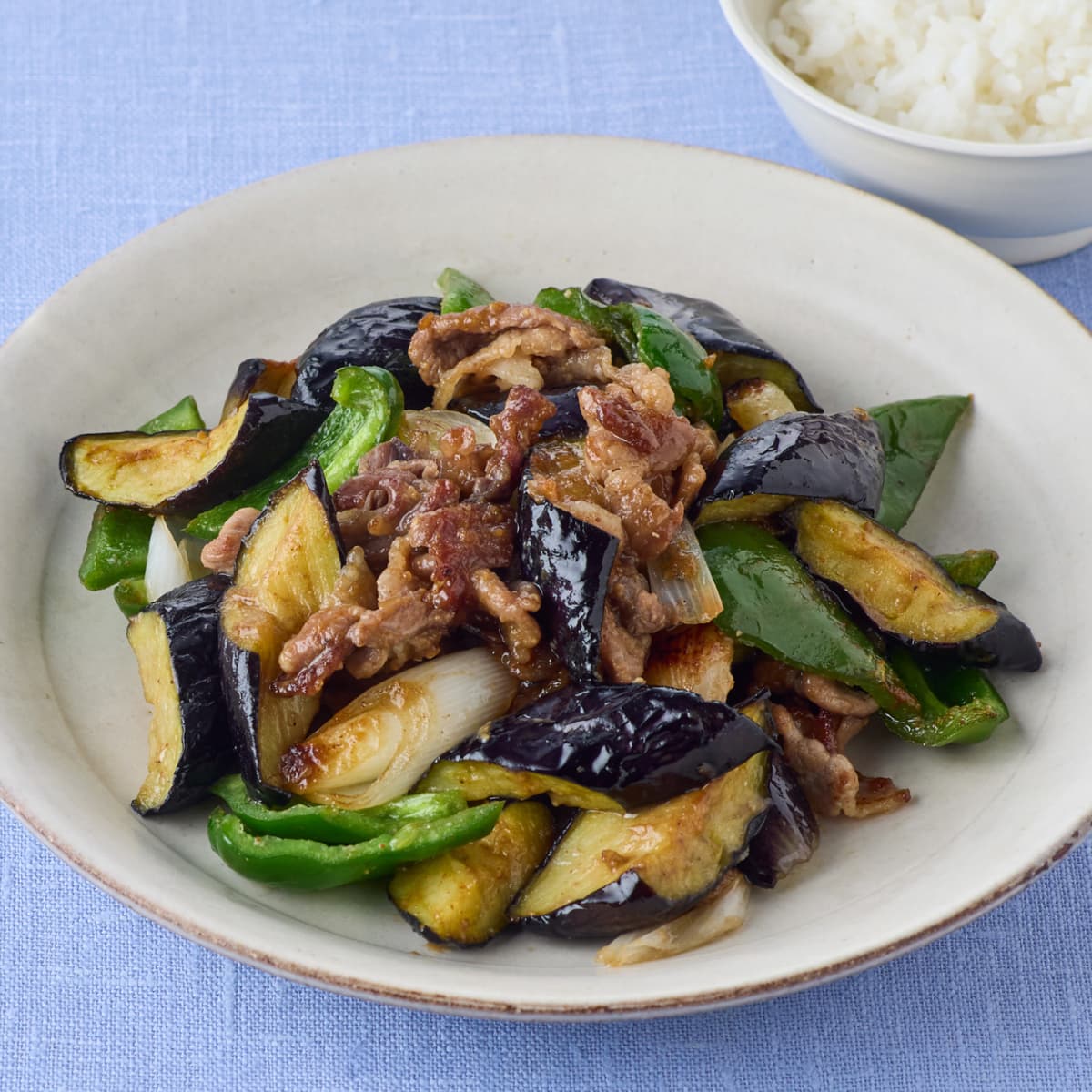 なすと豚肉の甘辛炒め カジポックム