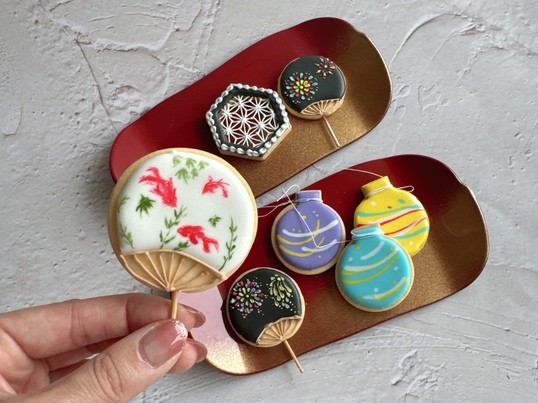 夏の思い出アイシングクッキー目黒・白金台アイシングクッキー教室 シェ ブランカ