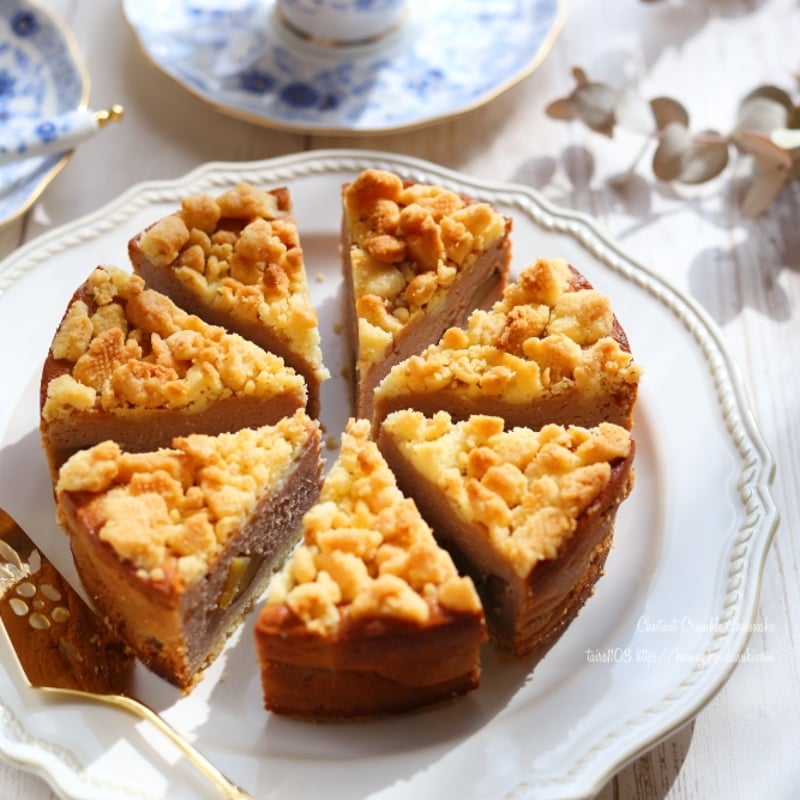 ふわふわしっとり！ ブラックボトムチーズケーキ