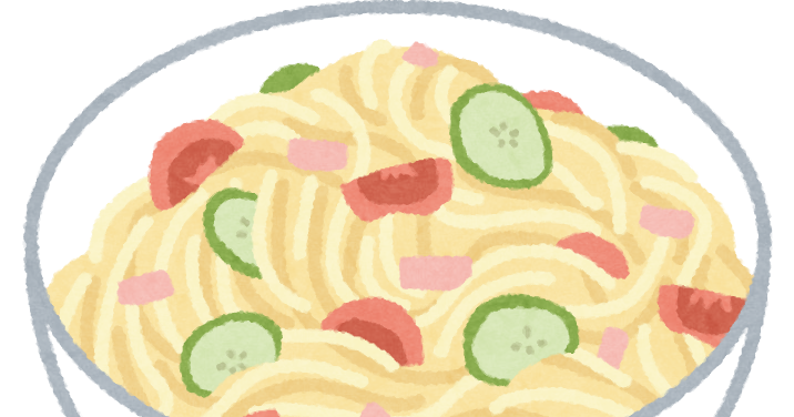 乾麺のイラスト パスタ2カット- イラストくん