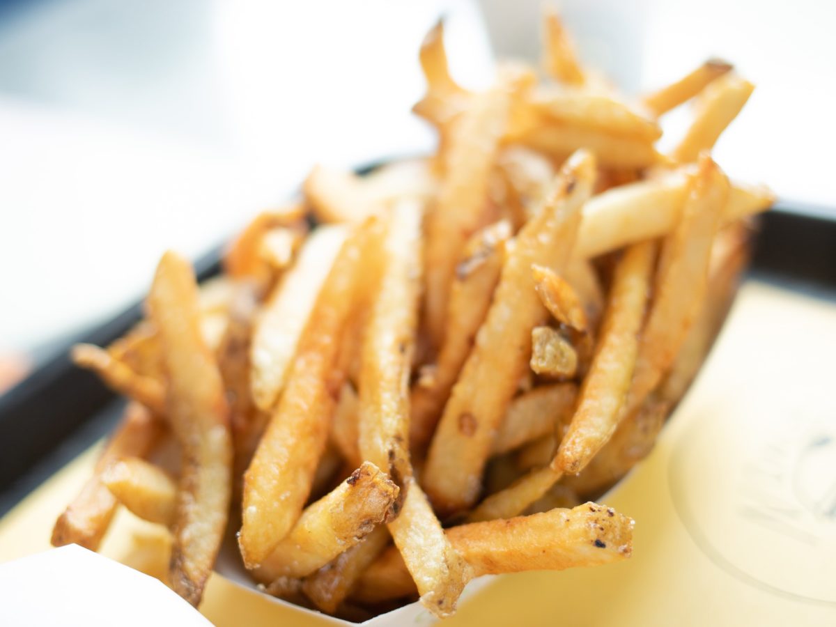 がらスープがおいしいフライドポテト