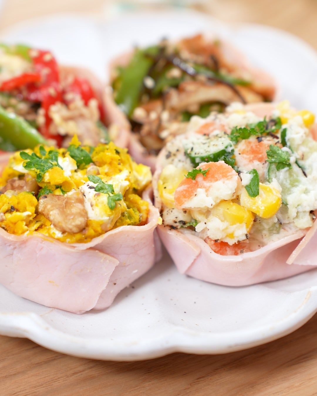 盛り付けアイデア お弁当 飾り切り広場 - ウインナー・ハム -日本ハム株式会社