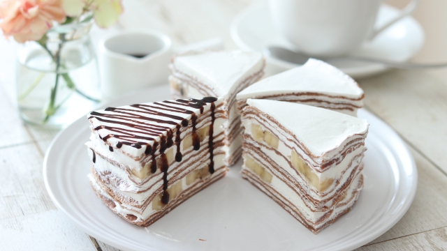 米粉のチョコバナナクレープすくすく子育てレシピ