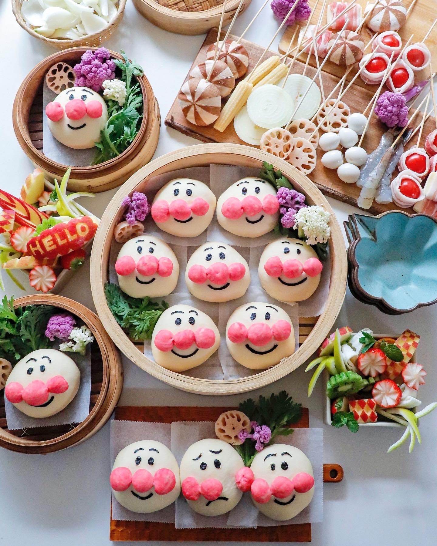 肉まんキャラのイラスト素材49335808- PIXTA