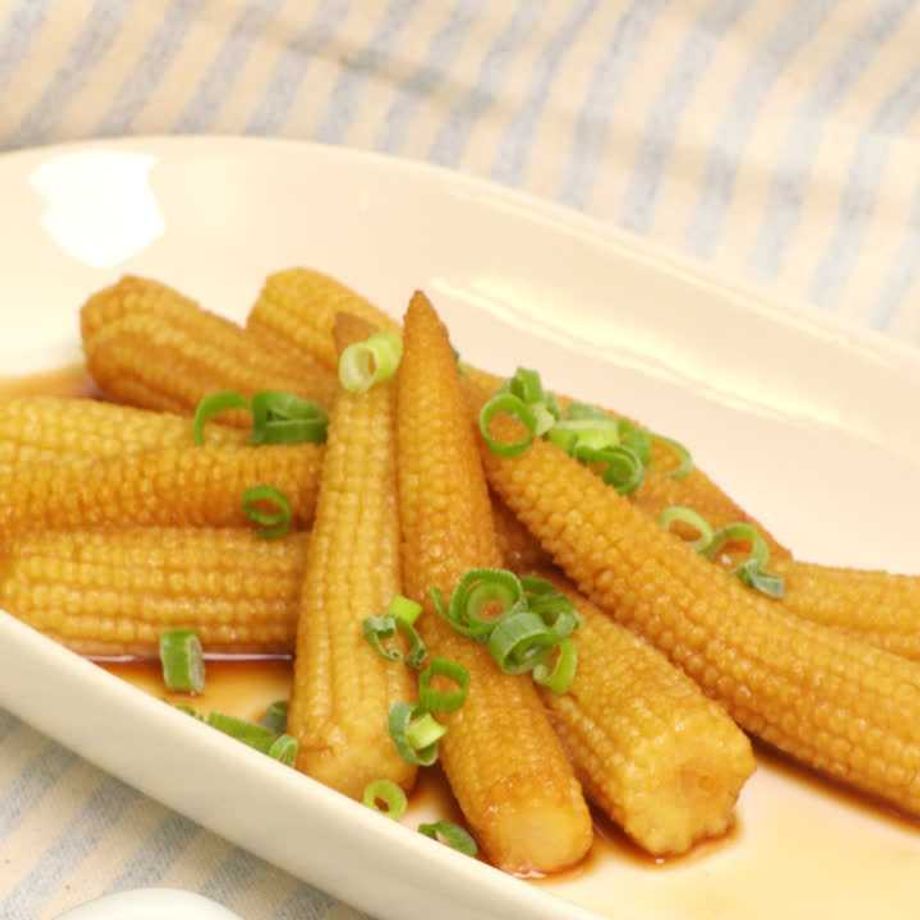 皮付きヤングコーンのグリル平安堂ブログ