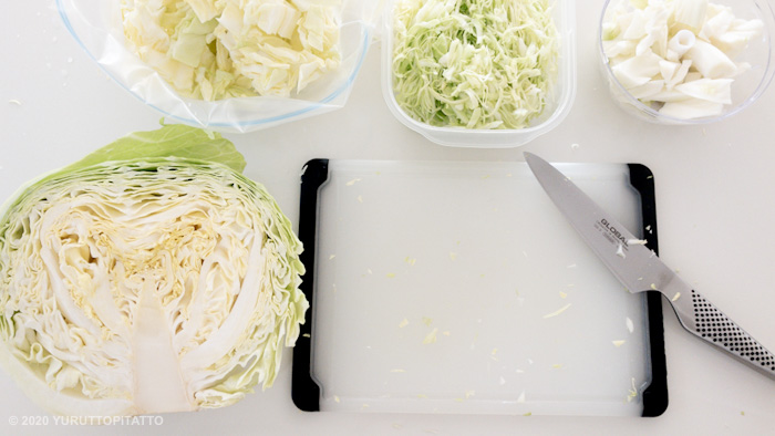 完全保存版 キャベツの切り方を写真付きで徹底解説!部位ごとのおすすめ調理法もご紹介ONIGO通信スーパー価格で、すぐ届く。ONIGO