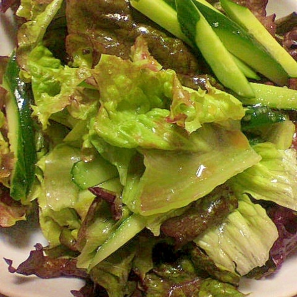 海からサラダフレークのチョレギサラダ