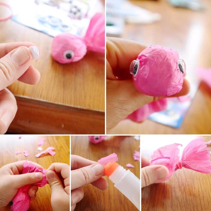 楽しい親子アクティビティ：水を使わない手作り金魚すくいの作り方