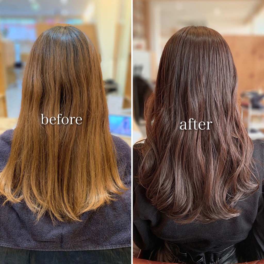 透け感ショコラブラウン@paka_motoyama 様のカラーレシピをご紹介します！Repost @paka_motoyama with@use.repost透け感ショコラブラウン🍫✨ 柔らかくまろやかなショコラカラー うるつやになれる髪質改善カラー🫶 NT9+SL7 2：１ox4.5% ⌛️20minserioルシス