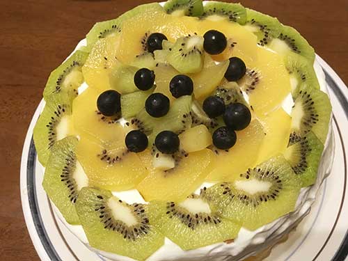 5歳のお誕生日。フルーツたっぷりのショートケーキでお祝い♩LEE