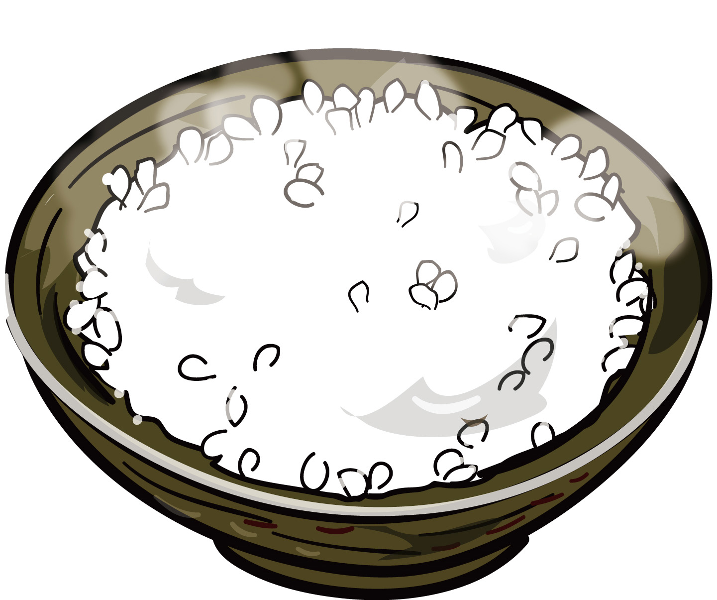 炊き込みご飯のイラスト無料のフリー素材 イラストエイト