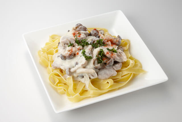 空豆の和風クリームパスタ1948年創業・大阪八尾の株式会社 旭食品