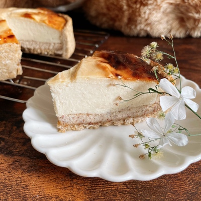 リピ確定💯🍶🧀 一度食べたらやみつきになる超絶おいしい酒粕チーズケーキ 61 sake lees baked cheese cake