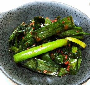 白ネギサラダ パジョリサムギョプサル付け合せ