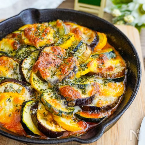 オーブントースターでお手軽、焼きナス