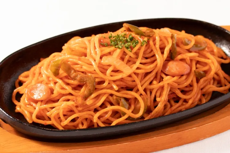 もちっとおいしいスパゲッティのナポリタン