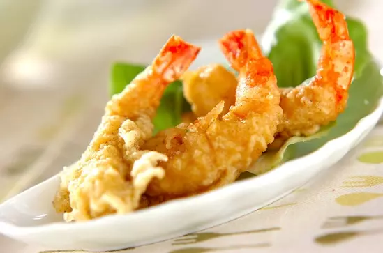 冷凍えびの天ぷら