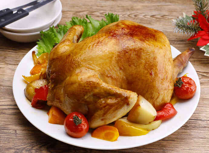 クリスマスでなくても、丸鶏ローストチキンの作り方・レシピ。今回は金銀卵?入り!: ぷくの簡単料理レシピブログ