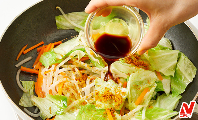 基本の肉野菜炒めのレシピ 作り方：白ごはん.com