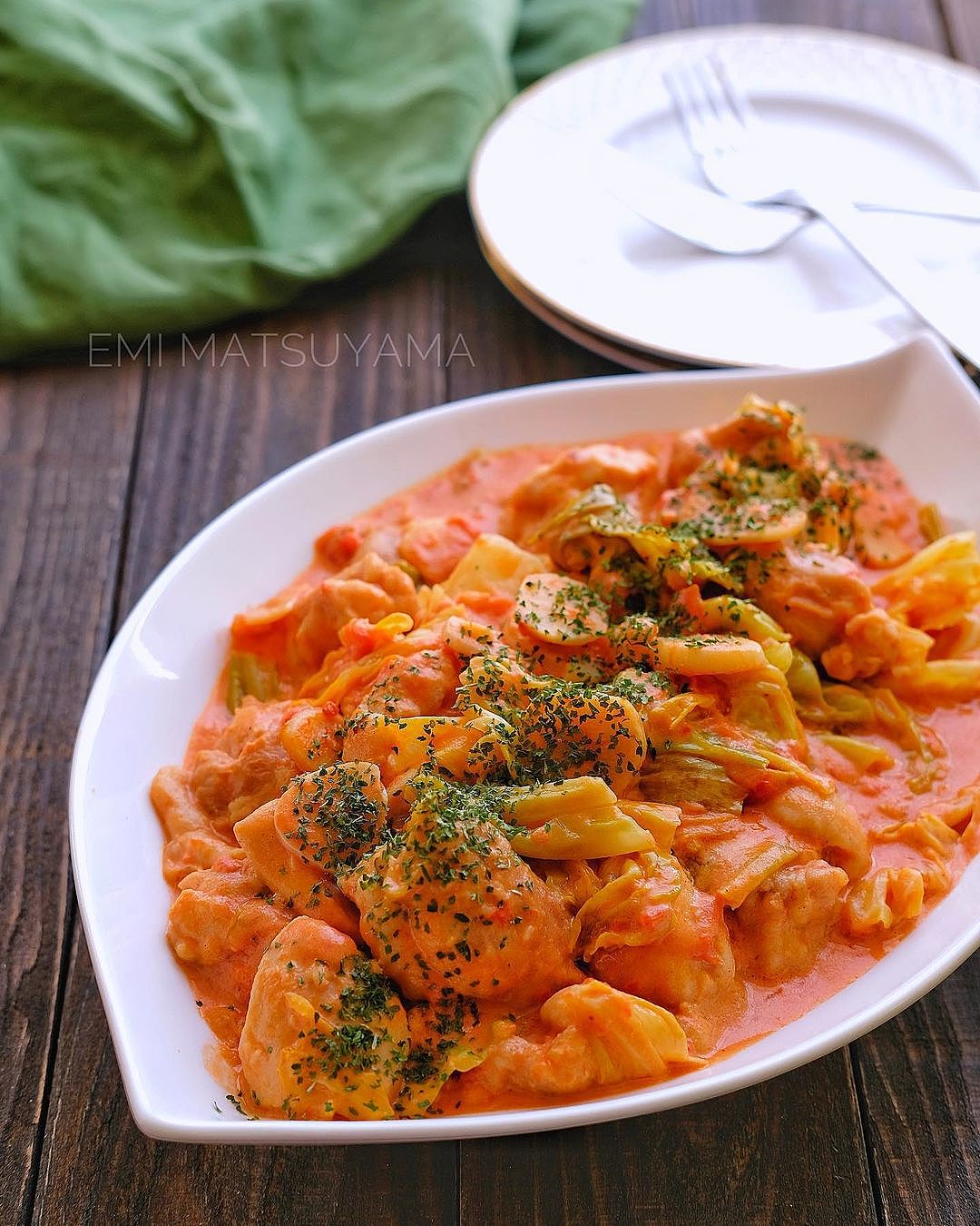 堺北花田 キャベツと鶏のマスタードクリーム煮きょうのレシピ 無印良品