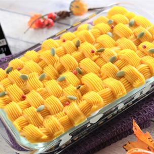 ホットケーキミックスと電子レンジでパンプキンチョコパウンドケーキ