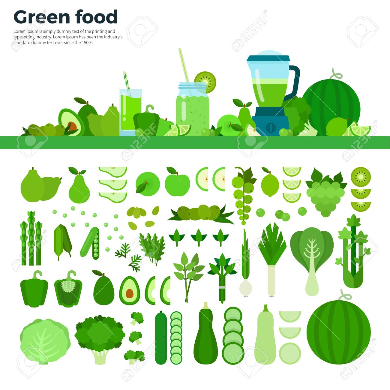 緑のブロッコリー。子供の絵。ヘルシーな食べ物。」のイラスト素材 2219651345Shutterstock