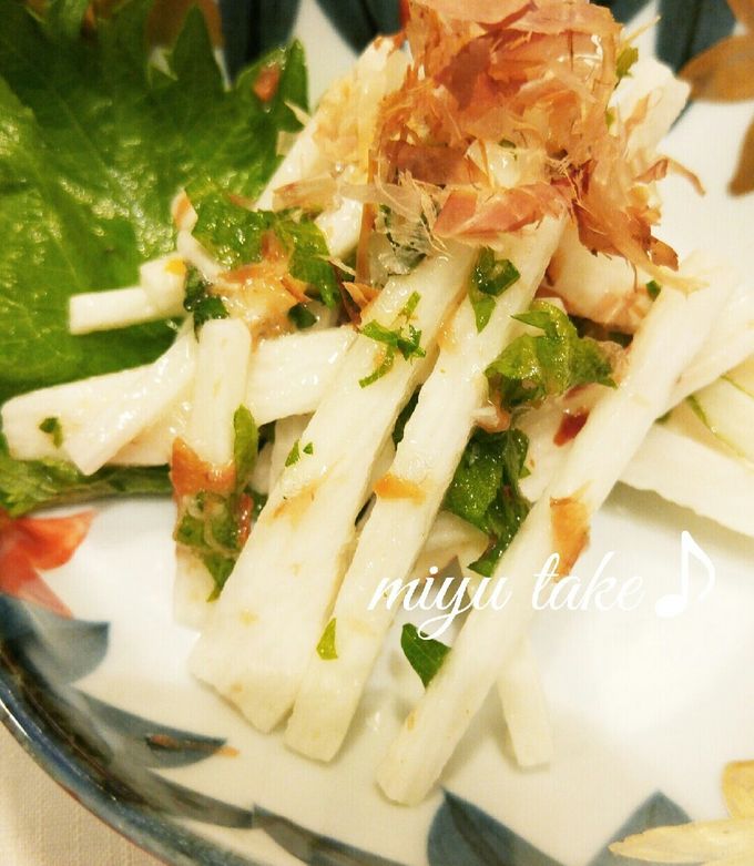 長芋の梅しそ和え