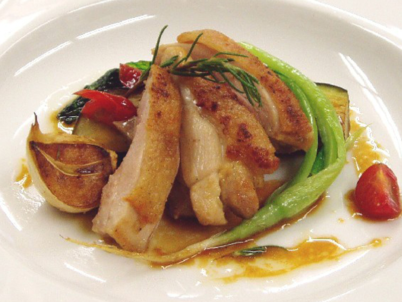 半熟卵とソース マヨネーズモンプチシェフ mon petit chef