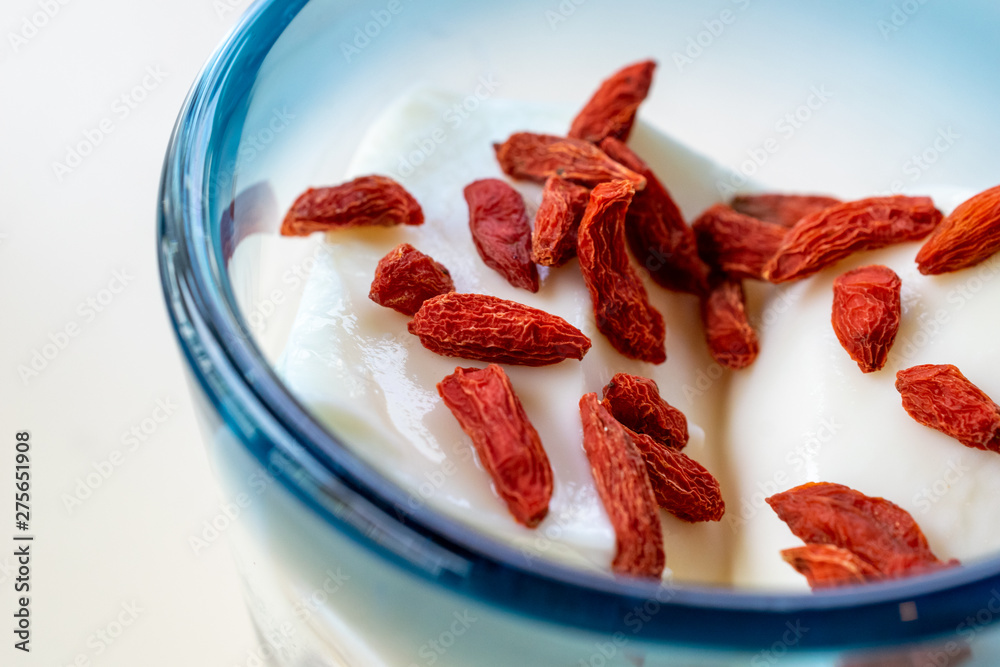 杏仁豆腐に添えられてる赤いアイツは実はすごいやつ。fuacha~花茶と果茶専門店~