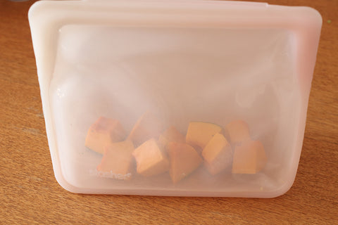 小麦不使用 レンジで簡単！米粉のかぼちゃ蒸しパン