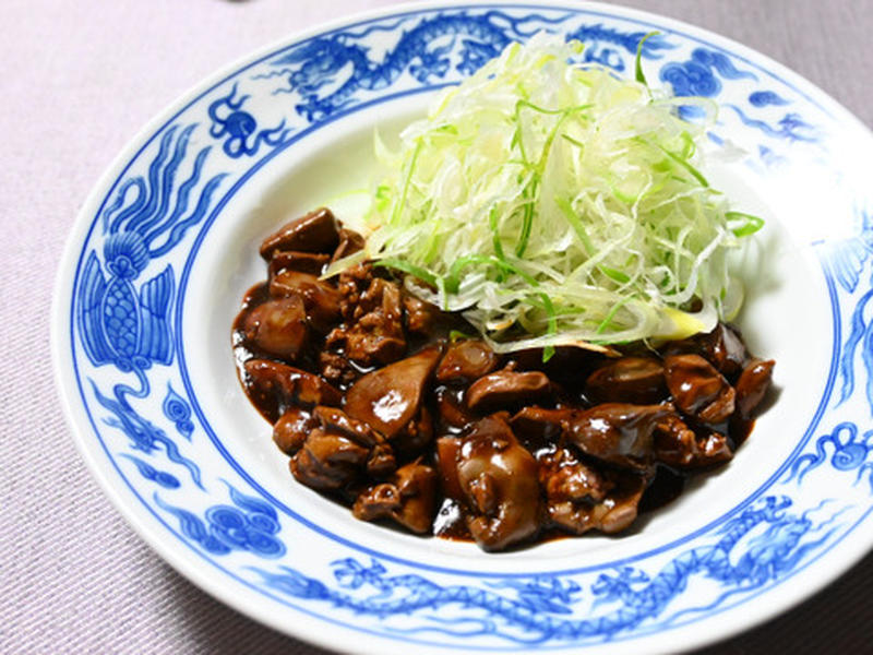 鶏レバーとニラのラー油和え 簡単おつまみ