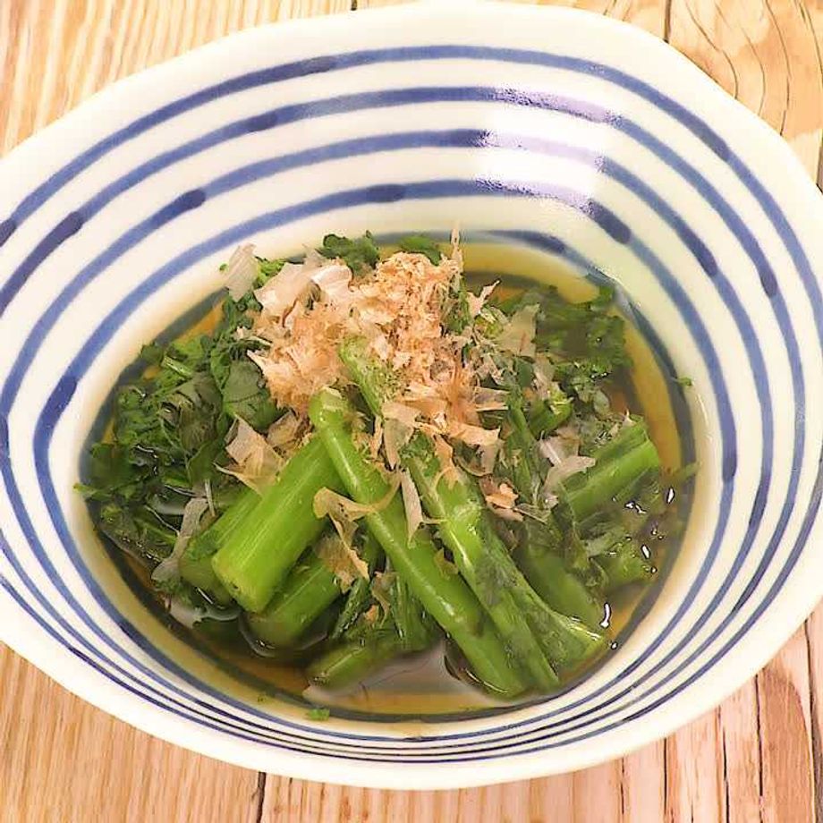 蕪と金沢春菊、たらこの煮付け by かきいちクックパッド簡単おいしいみんなのレシピが392万品