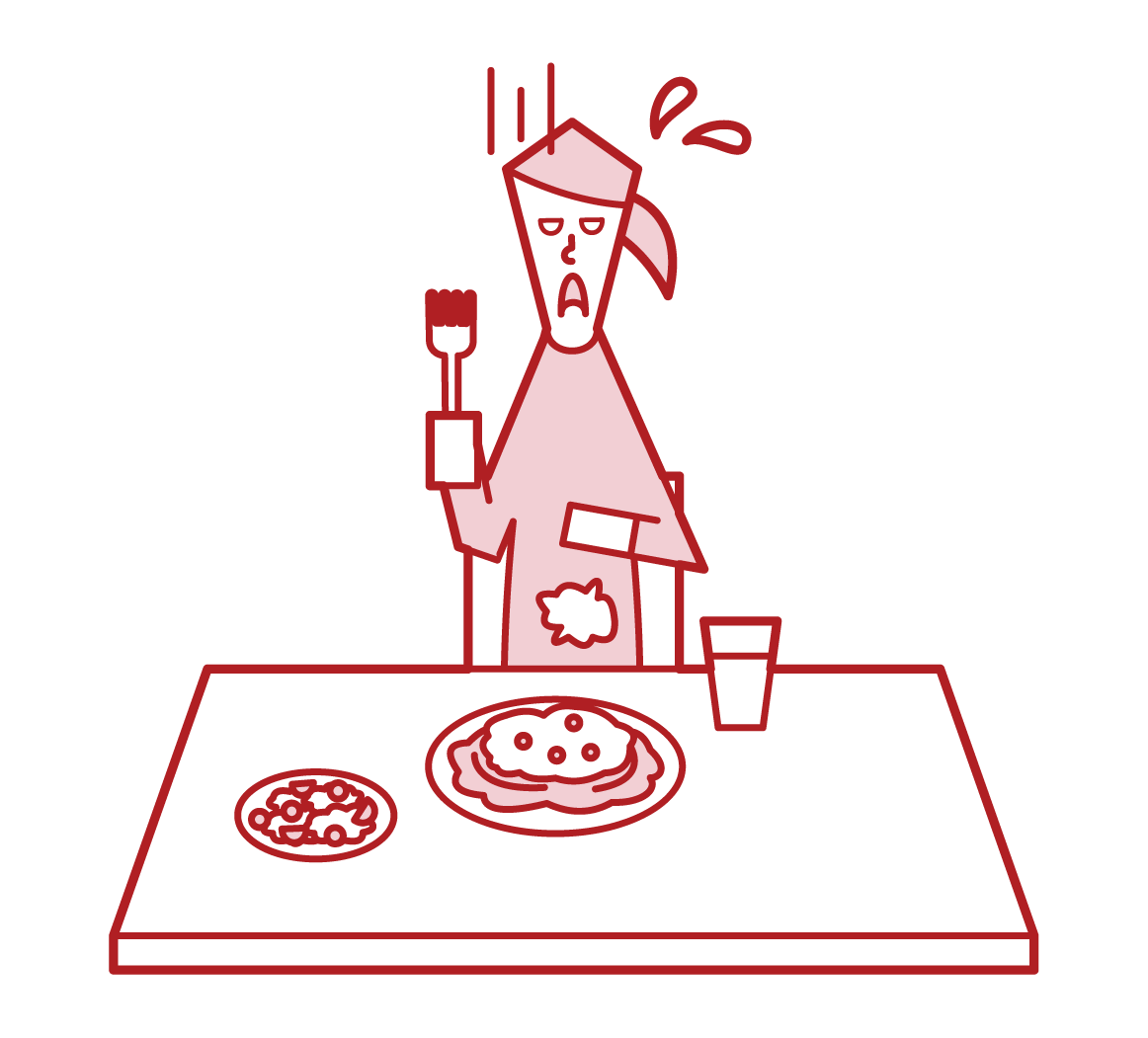 食べこぼし 食事 幼児 子供のイラスト素材 - PIXTA