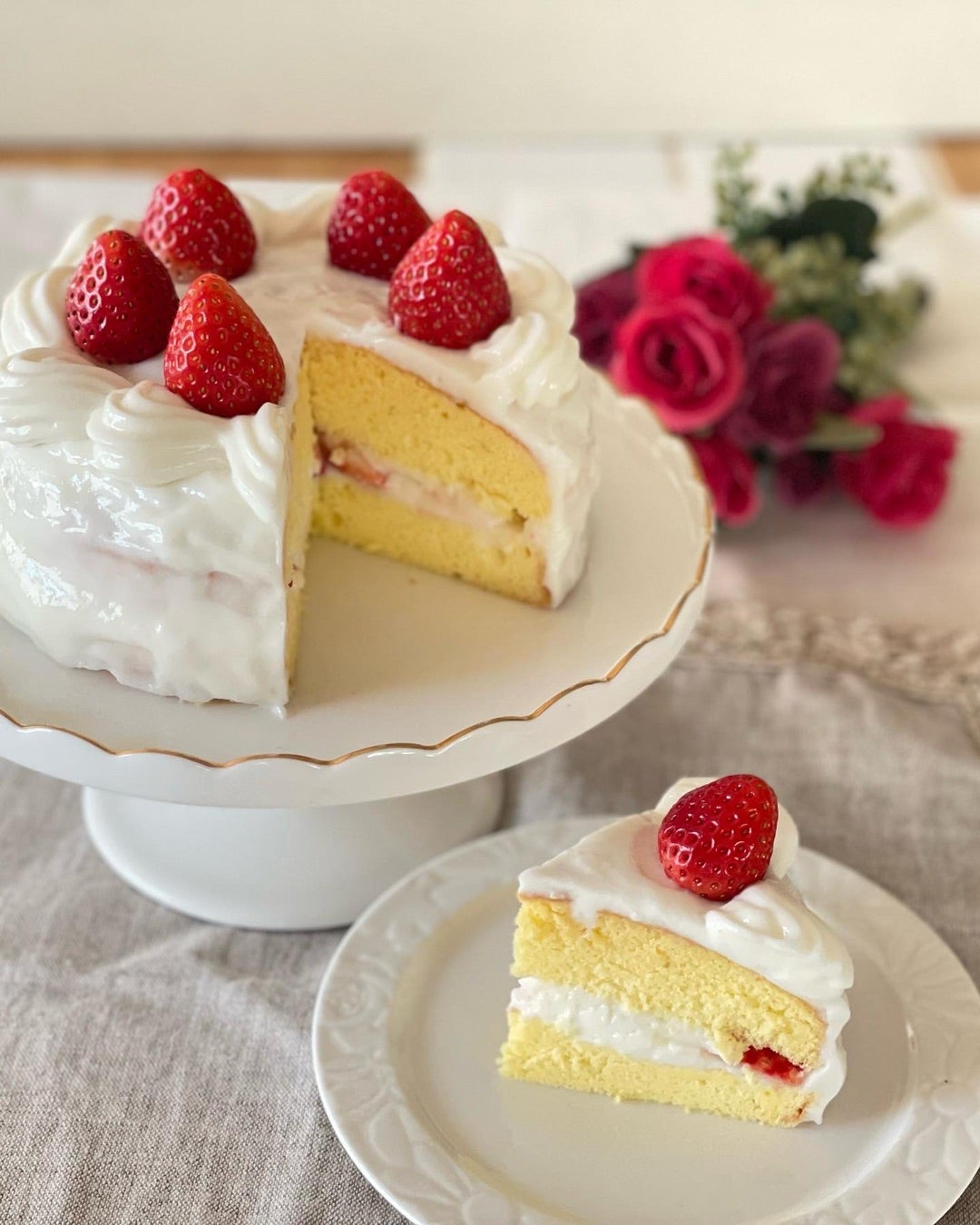 手作りケーキのデコレーション生クリームの泡立て・ナッペ・絞りのコツ