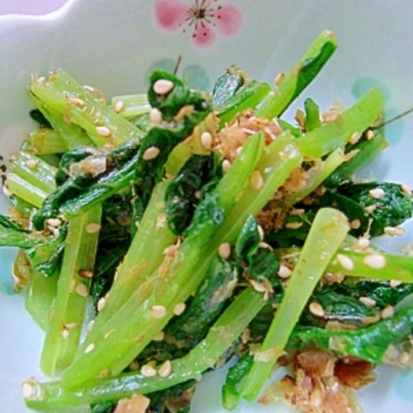 小松菜ときのこの簡単小鉢クラシル