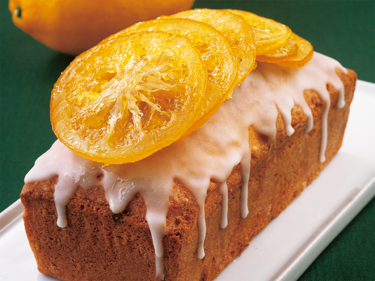 いちごシロップとチョコのパウンドケーキ