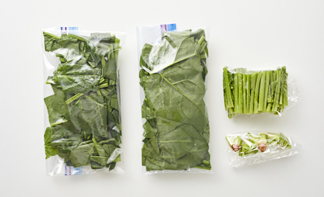 冷凍作り置き ほうれん草とコーンちくわバター炒め