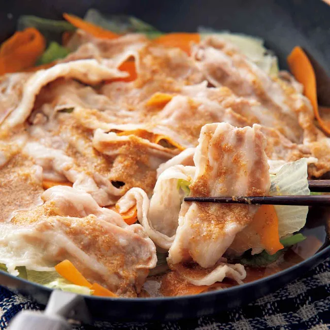 レンジで1発! レタスと豚肉のレンジ蒸しクラシル