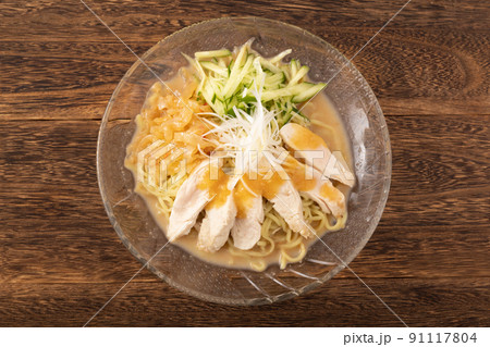 正麺をアレンジ＊バンバンジー 棒棒鶏 冷し中華＊