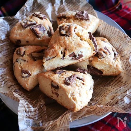 レシピ スタバ風チョコレートスコーン「Chocolate scone」 Raluのパティシエ講座62Ralu