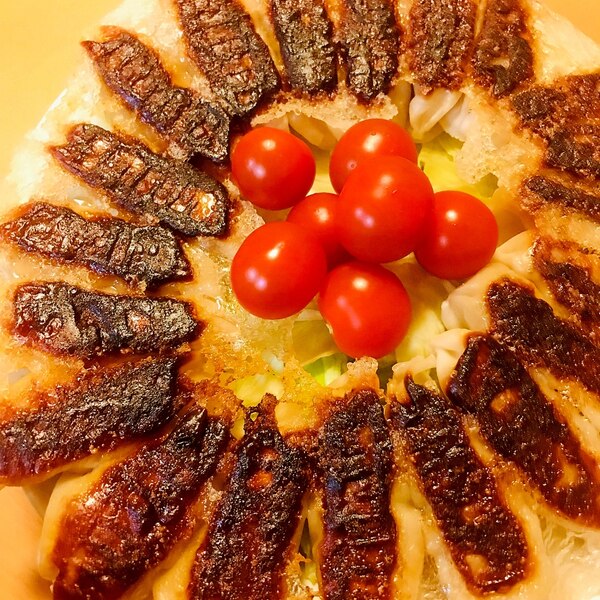 簡単！片栗粉なし羽根付餃子とマツコのタレ