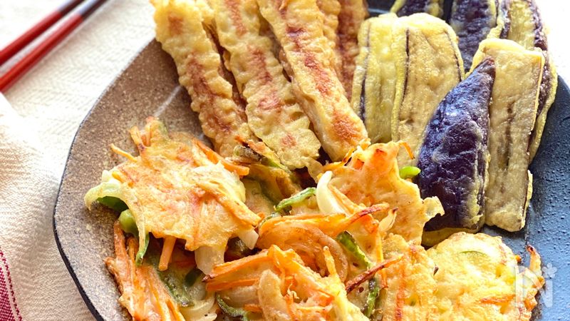 簡単！少ない油で作る米粉天ぷらレシピ