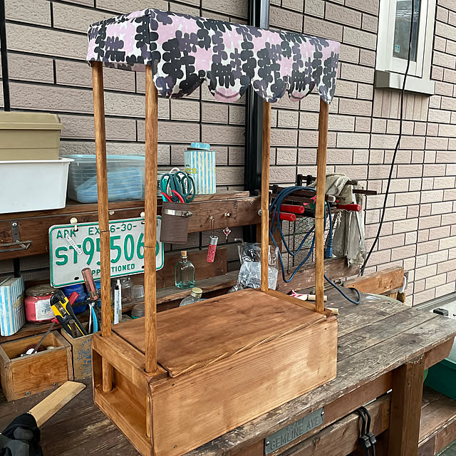 マルシェ出店準備に「組立式屋台パッと」レイアウトしやすい・ディスプレイ・テーブル