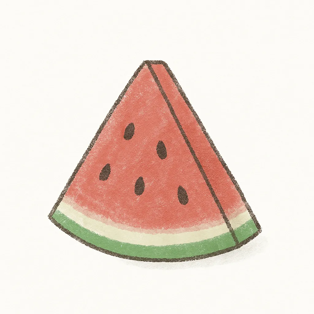 かわいいスイカのイラストイラスト素材透過、PNGフリー画像ダウンロード - Pngtree