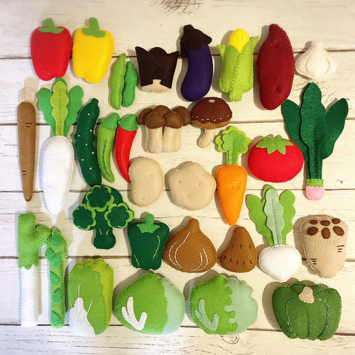 フェルト 野菜 作り方 簡単TikTok