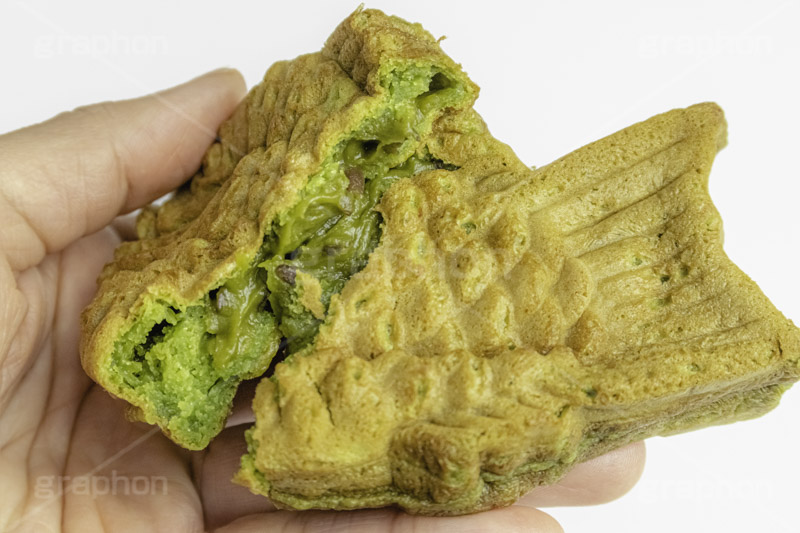 抹茶生地の鯛焼き