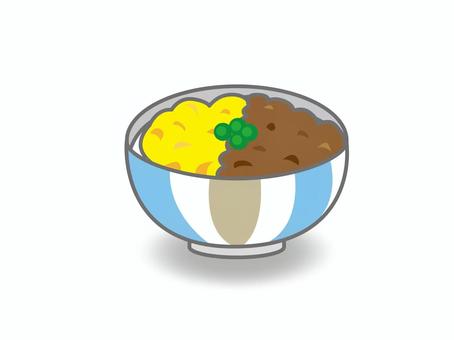 鶏そぼろ丼イラスト無料イラスト・フリー素材なら「イラストAC」